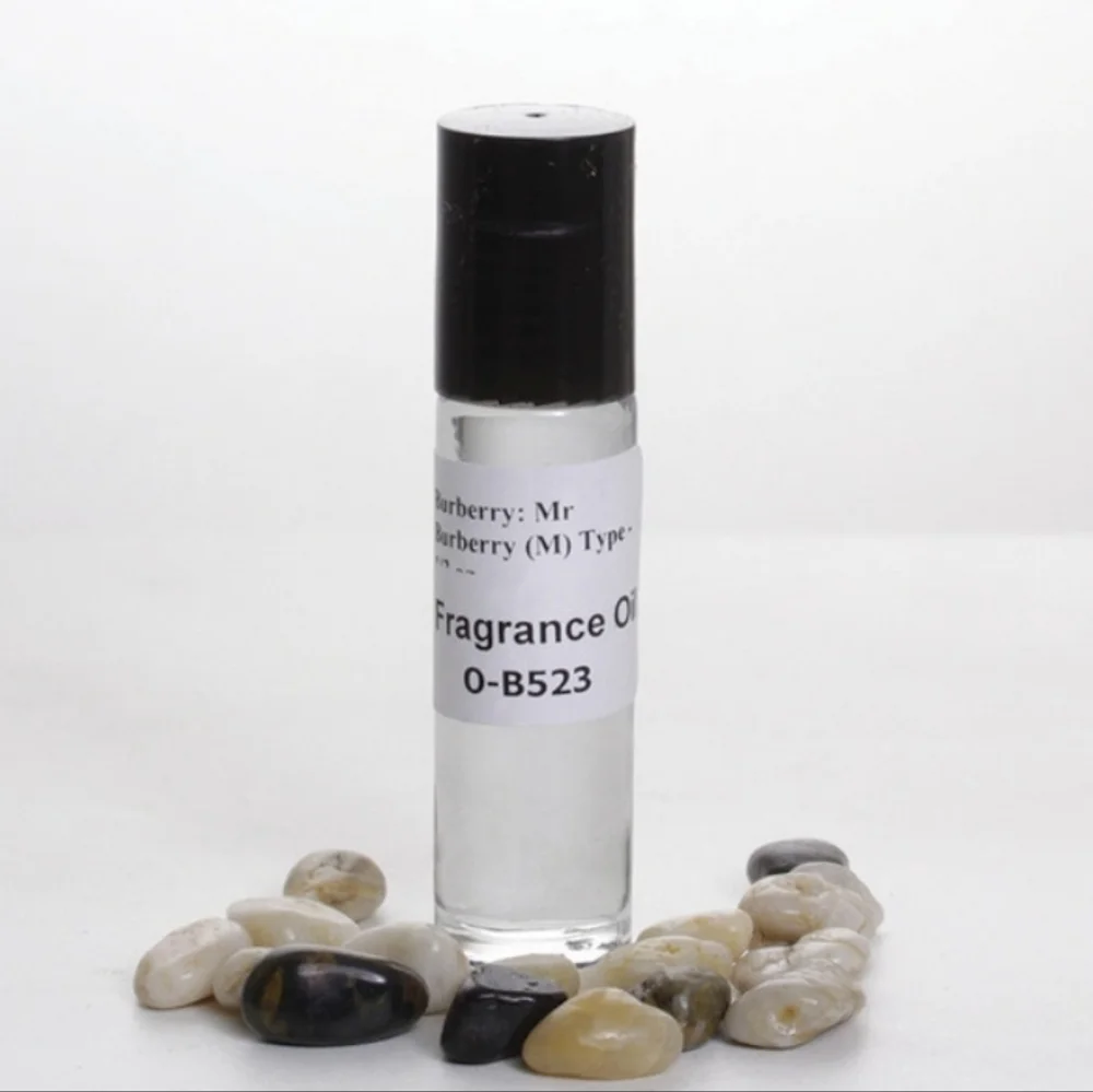 Mr Burberry (M) Aroma Similar All Natural Type Body Oil - 1/3 oz. - Rollerball
